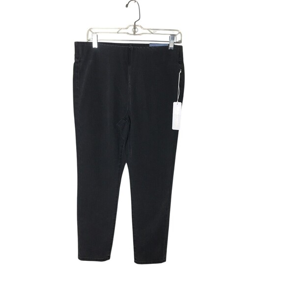 Soft Surroundings Leggings Women's Size Medium Petite Faded Black The Ultimate - Picture 1 of 9